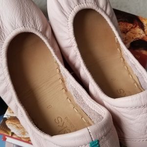Tieks blush ballet shoes